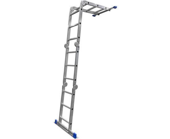 Алюминиевая лестница-трансформер LadderBel 4 секции по 3 ступени LT433 – изображение 4