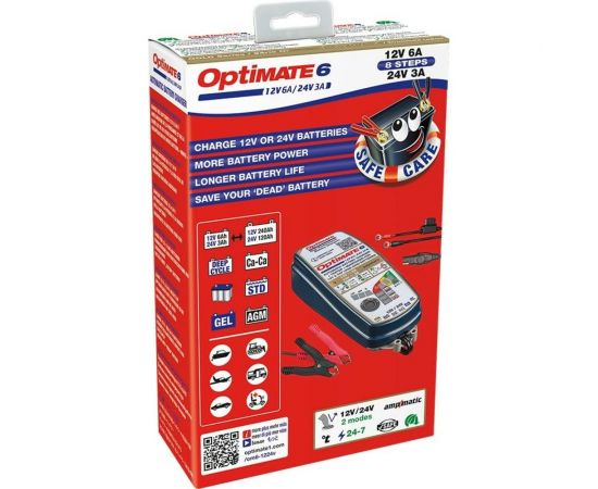 Зарядное устройство Optimate 6 12/24V Gold TM380 – изображение 4