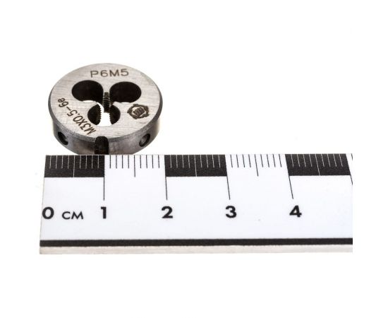 Плашка М 3 х0.5 Р6М5 6е ТМ Туламаш 143212 – изображение 4