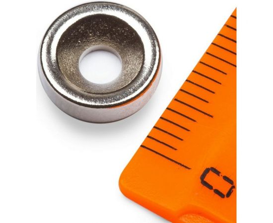 Неодимовый магнит Forceberg диск 10x3 мм с зенковкой 3.5/7 мм, 20 шт. 9-1301005-020 – изображение 4
