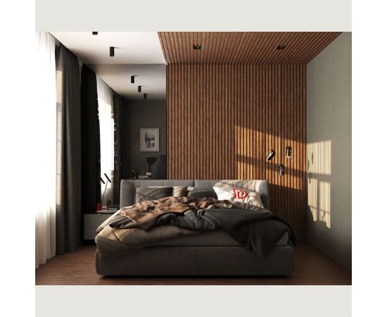 Рейка интерьерная ударопрочная влагостойкая Decor-Dizayn вишня 20x20x3000 мм 622-83SH – изображение 4