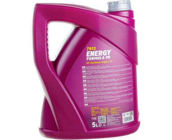 Синтетическое моторное масло MANNOL ENERGY FORMULA PD 5W40 5 л 4014 – изображение 4