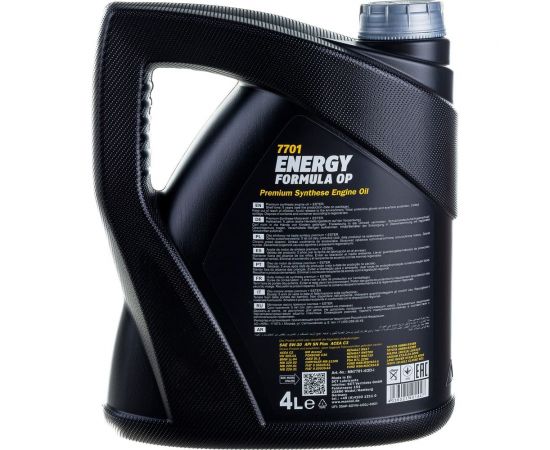 Синтетическое моторное масло MANNOL ENERGY FORMULA OP 5W-30, 4 л 1077 – изображение 4
