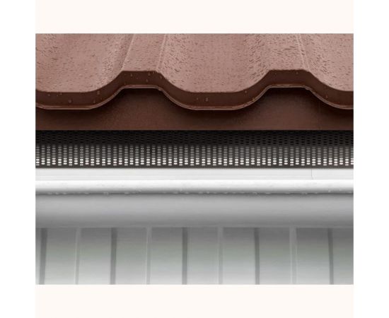 Вентиляционная карнизная лента ПРОТЭКТ высота 10 см, длина 5 м, коричневый ЛВ-10/5 кор – изображение 5
