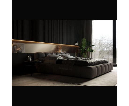 Панель стеновая ""Грани"" ударопрочная, влагостойкая, под покраску Decor-Dizayn 180x10x2000 мм DD907 – изображение 5