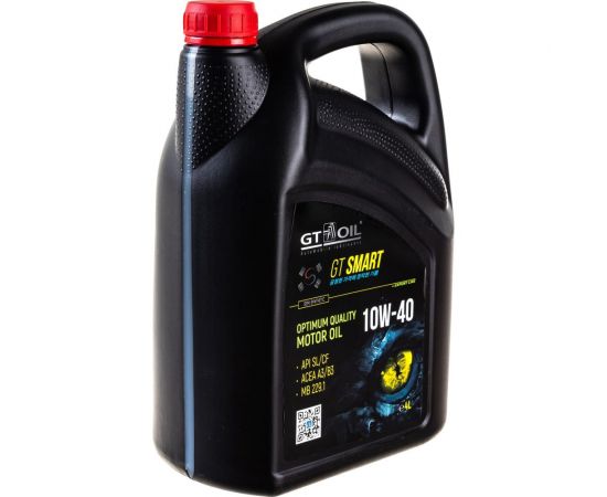 Масло GT OIL Smart SAE 10W-40 API SL/CF, 4 л 8809059408872 – изображение 5