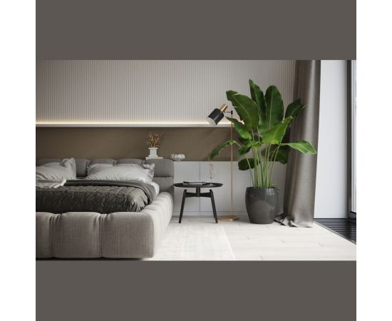 Панель стеновая ""Грани"" ударопрочная, влагостойкая, под покраску Decor-Dizayn 180x10x2000 мм DD907 – изображение 7