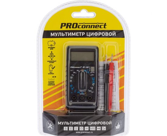 Портативный мультиметр PROconnect М-18 13-3014 – изображение 7