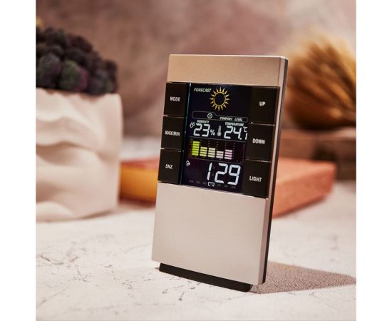 Комнатная метеостанция с часами и будильником REXANT 70-0599 – изображение 8