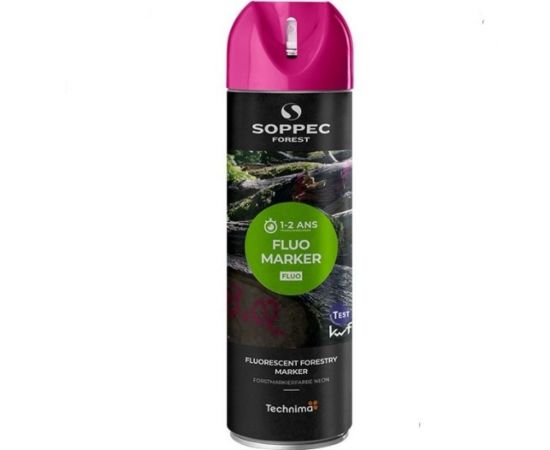 Аэрозольный флуоресцентный маркер Soppec Fluo Marker вишневый 131325 