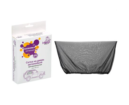Противомоскитная сетка на дверь автомобиля HELP 113х61 см 80013 