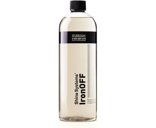 Бескислотный очиститель дисков с индикатором Shine Systems IronOFF, 750 мл SS907 