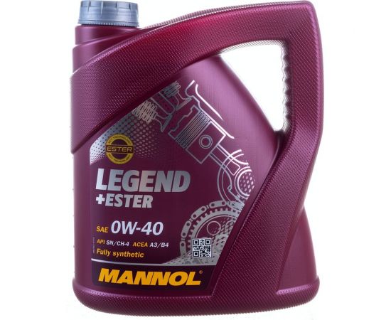 Синтетическое масло MANNOL LEGEND Ester 0W40 4 л 1001 