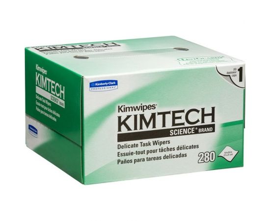Безворсовые салфетки TWIST Kimtech Kimwipes Science 280 шт., размер 11x21 см WIPE-KC-01 