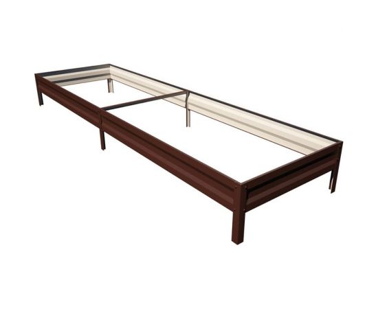 Грядка ГеоПластБорд 1x3 м, высота 20 см, шоколадно-коричневая 5941320Br 