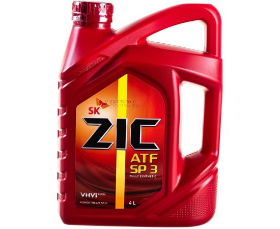 Масло синтетическое (ATF SP 3; 4 л; Hyundai-Kia; Mitsubish) для автоматических трансмиссий ZIC 162627 