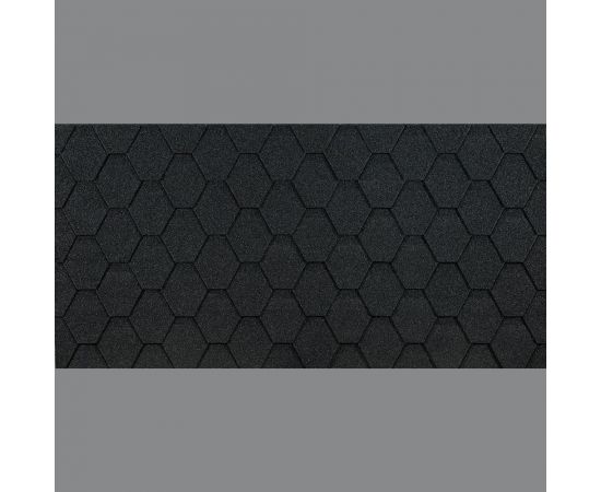 Гибкая черепица DOCKE PIE EURASIA ШЕСТИГРАННИК серый ZRKQ-1045 