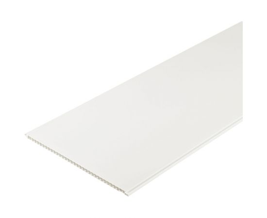Панель ПВХ КронаПласт белый матовая, 2,.7 м 00-00064581 