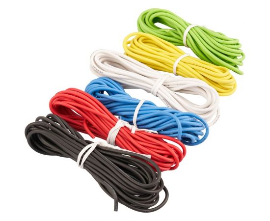 Набор автопроводов REXANT ПГВА Радуга 1x0,75 мм, 6 цветов по 3 метра 01-6548 – изображение 2