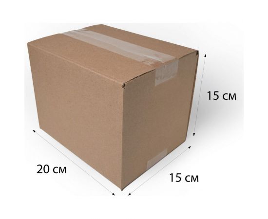 Картонная коробка PACK INNOVATION Гофрокороб 20x15x15 см, объем 4.5 л, 25 шт IP0GK00201515-25 – изображение 2