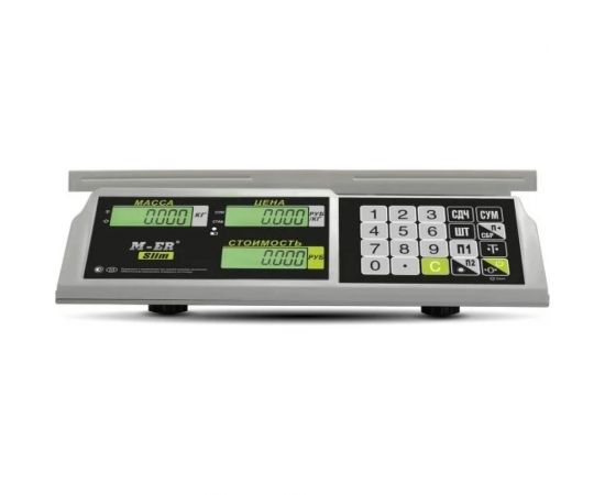 Весы M-ER MERCURY 326C-15.2 LCD без АКБ 3760 – изображение 2