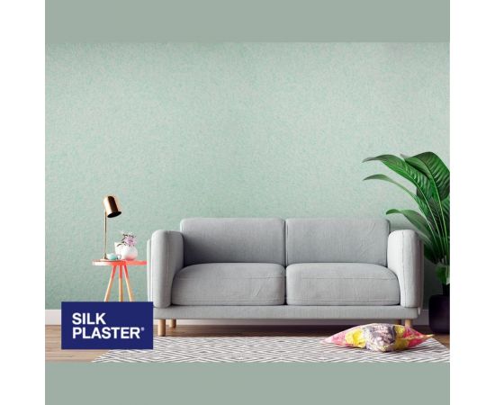 Жидкие обои Absolute Мятный пастельный 743 гр Silkplaster A207 – изображение 2