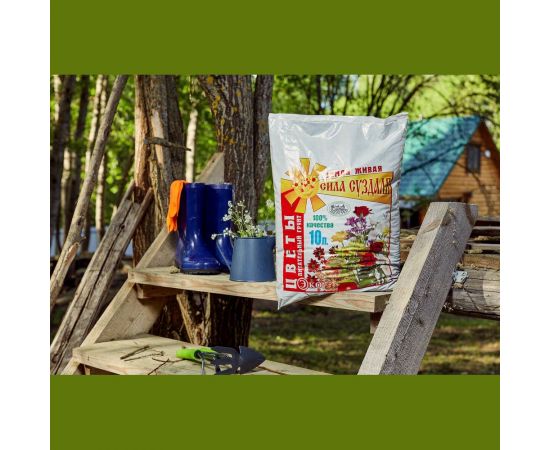 Универсальный грунт Сила Суздаля Цветы 10 л 4680004061663 – изображение 2