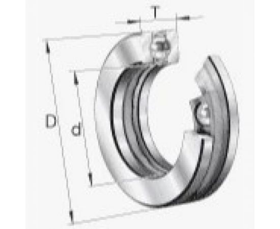 Подшипник ZNL 8101 51101 – изображение 3