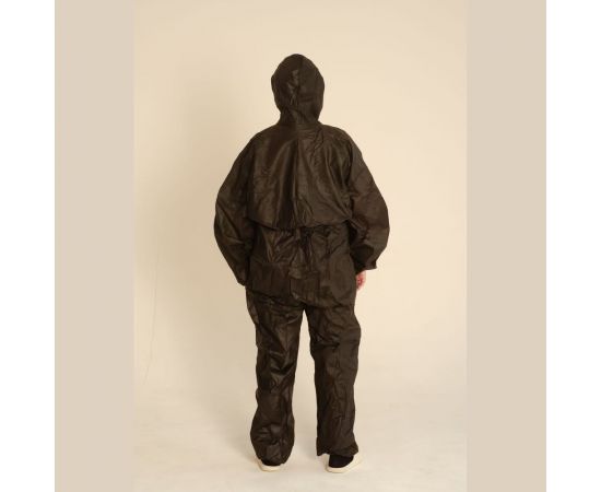 Многоразовый защитный комбинезон Каспер, черный, плотность 60 г/м2, размер 3xl, рост 170-176 45000 – изображение 3