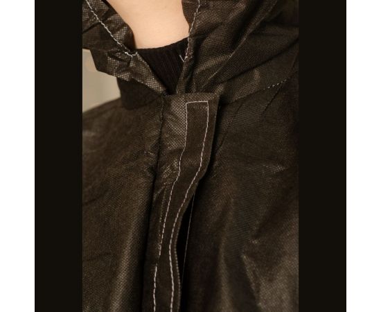 Многоразовый защитный комбинезон Каспер, черный, плотность 60 г/м2, размер 3xl, рост 170-176 45000 – изображение 4