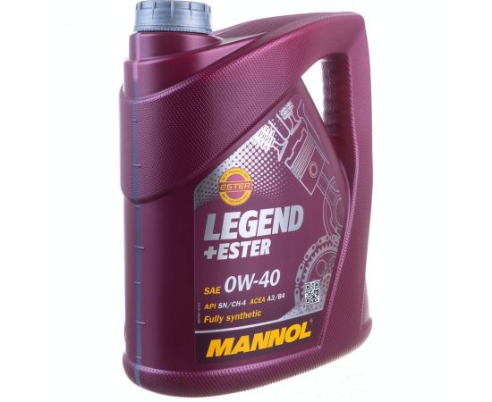 Синтетическое масло MANNOL LEGEND Ester 0W40 4 л 1001 – изображение 4