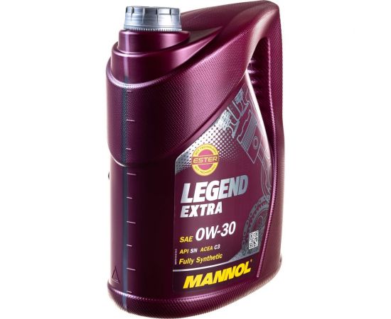Синтетическое моторное масло MANNOL LEGEND EXTRA 0W30, 5л 79195 – изображение 4