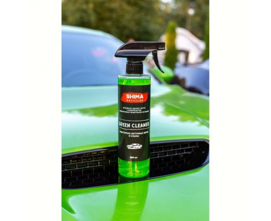 Очиститель битума и смолы SHIMA DETAILER GREEN CLEANER 500 мл 4603740920032 – изображение 4