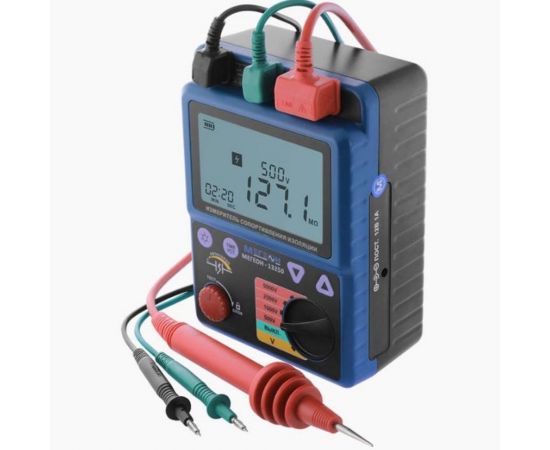 Измеритель сопротивления изоляции – мегаомметр МЕГЕОН 13250 к0000021133 – изображение 4