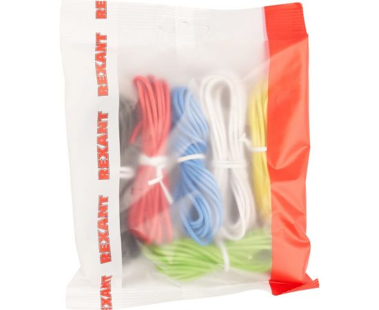 Набор автопроводов REXANT ПГВА Радуга 1x0,75 мм, 6 цветов по 3 метра 01-6548 – изображение 4