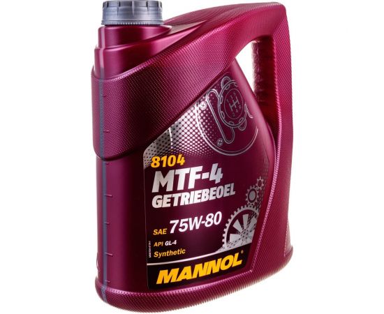 Синтетическое трансмиссионное масло MANNOL MTF-4 GETRIEBEOEL 75W80 4 л 81044 – изображение 5