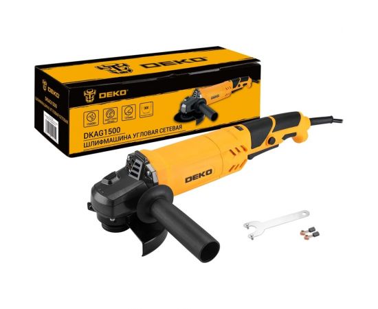 Углошлифовальная машина DEKO DKAG1500, 125 мм, 1500 Вт, 063-4297 – изображение 5