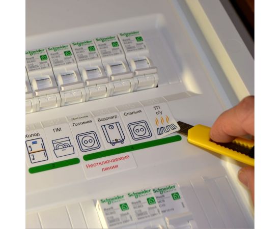 Мега набор наклеек на автоматы в электрощит Маркировка 220 для квартиры и дома от 645шт EL-Mega – изображение 7