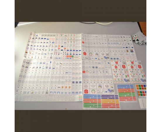 Мега набор наклеек на автоматы в электрощит Маркировка 220 для квартиры и дома от 645шт EL-Mega – изображение 8