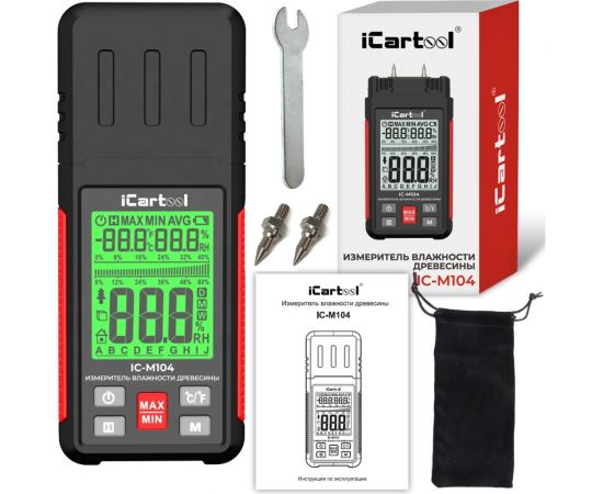 Измеритель влажности древесины iCarTool IC-M104 – изображение 9