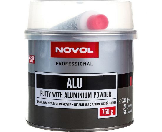 Шпатлевка Novol ALU с алюминием 0.75 кг X6120530 