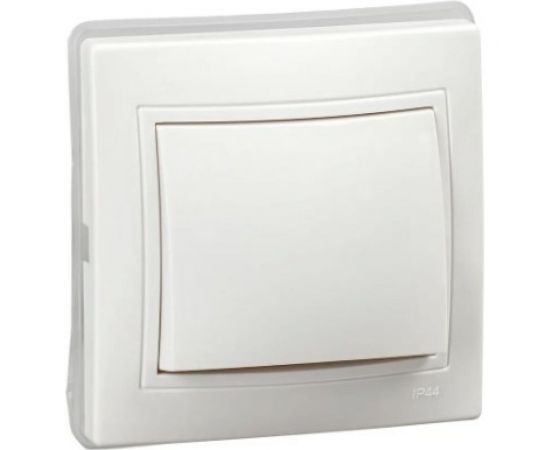 Выключатель IEK KVARTA 1кл ВС10-1-0-КБ-44 10А IP44 бел. KV-V10-10-44-K01 