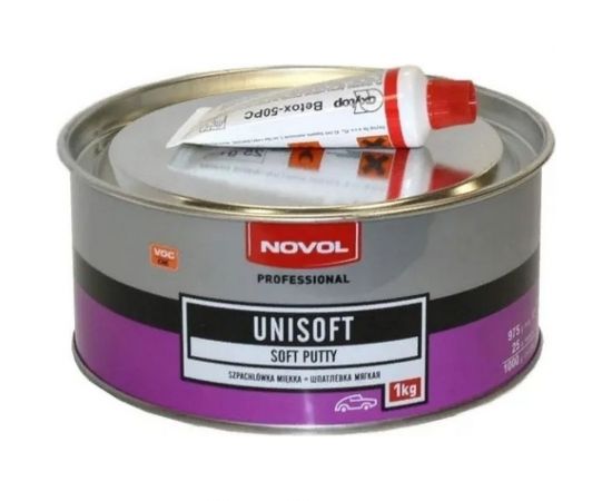 Шпатлевка Novol UNISOFT мягкая 1 кг X6120461 