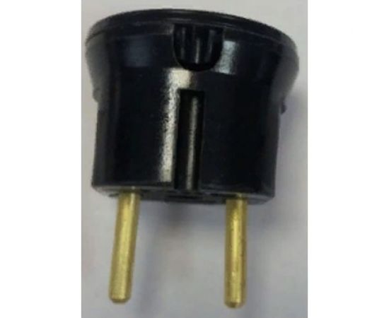 Электровилка ООО Ливны-Электро В6-001 разборная круглая л/ш, черная В 6145л 