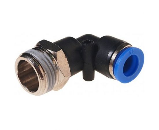 Фитинг угловой для пластиковых трубок (10 мм; 1/2М) ROCKFORCE RF-SPL10-04 