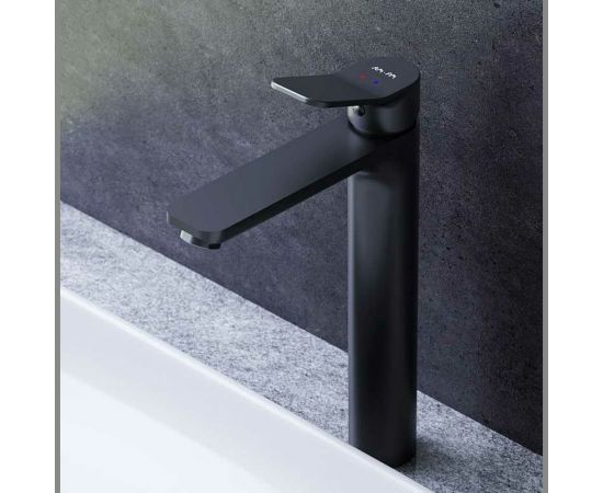 Смеситель для умывальника AM.PM X-Joy высокий, черный F85A92022 