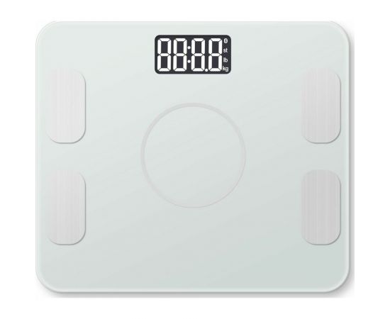Умные напольные весы с функцией bluetooth BRADEX белые KZ 0938 