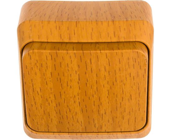 Выключатель Schneider Electric 1-клавишный ОП Этюд Дача 10А бук SchE BA10-001T 