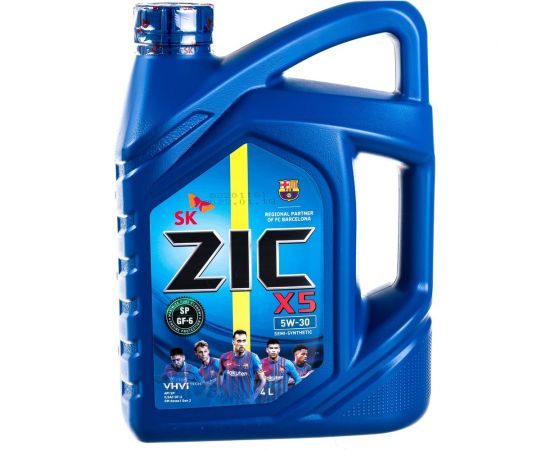 Масло полусинтетическое (X5; 5w30; SN; 4 л) для легковых авто ZIC 162621 