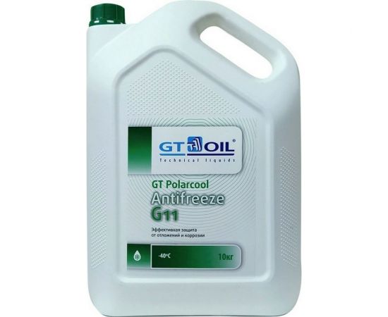 Антифриз GT OIL Polarcool G11 зеленый, 10 кг 1950032214021 
